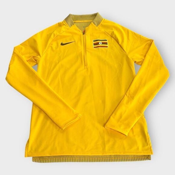 Nike Uganda International Running Pro Elite 1/2 Zip Jersey Mens Small CK3549-728 - Picture 1 of 11